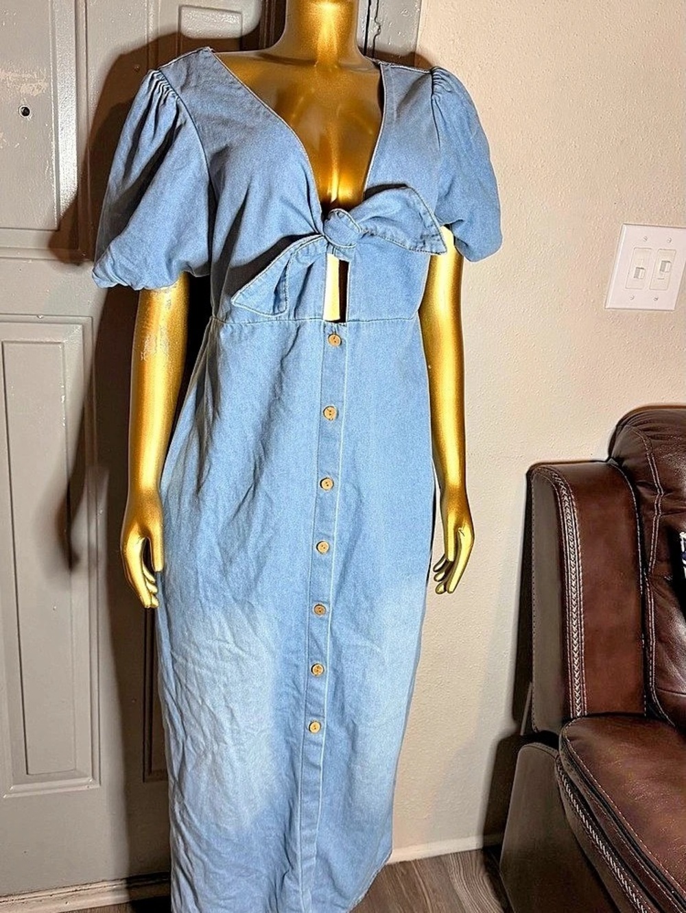 Blue Maxi Dress - Picture 3 of 6